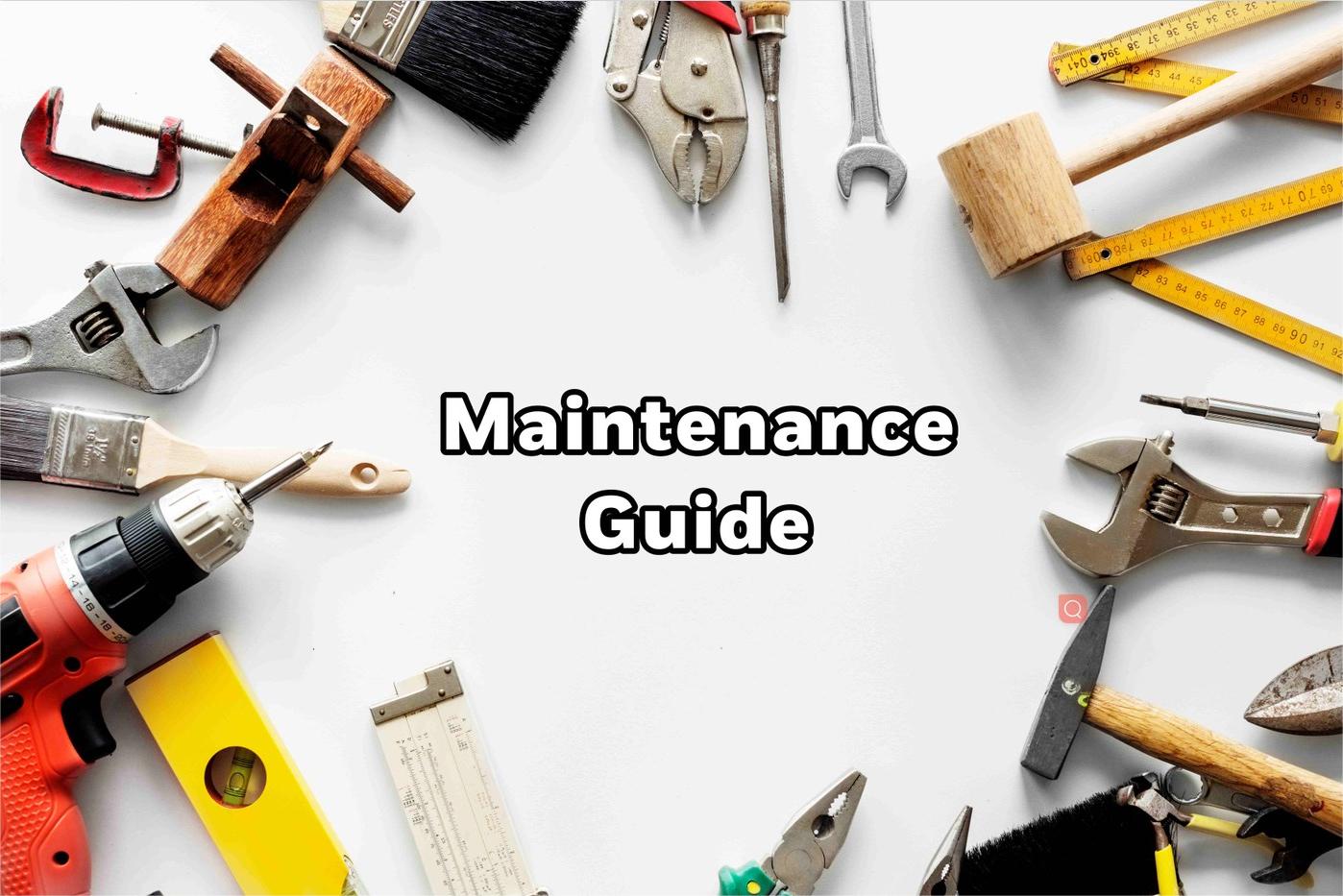 Lamp maintenance guide