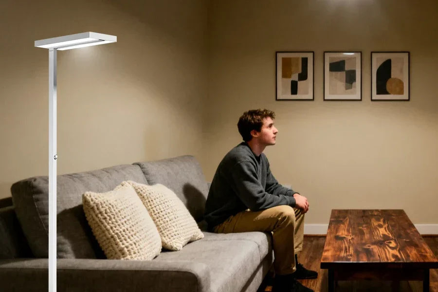 Complete guide to selecting best daylight floor lamp for rooms without natural light exposure