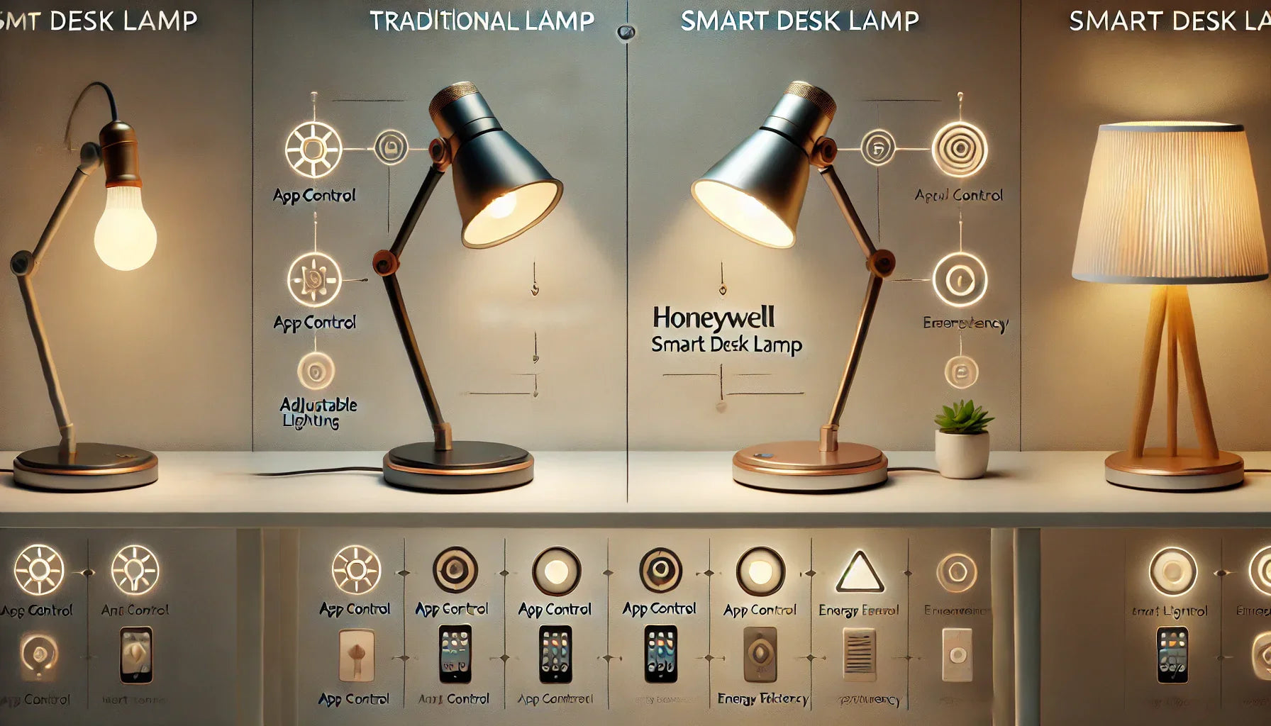 Traditional Desk Lamps vs. Smart Desk Lamps