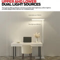 Modern white Honeywell LED floor lamp with dual light sources providing bright uniform illumination for living room bedroom