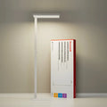 White minimalist honeywell 16500 lumen bright eye caring led floor lamp with rectangular head for living room bedroom