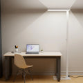 Modern white honeywell 16500 lumen led floor lamp with adjustable light bar for living room and bedroom use