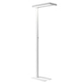 White minimalist honeywell 16500 lumen led floor lamp with rectangular light head for living room bedroom use
