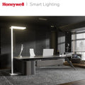 Modern white honeywell smart floor lamp with sleek minimalist design and 16500 lumen led lighting for living room bedroom