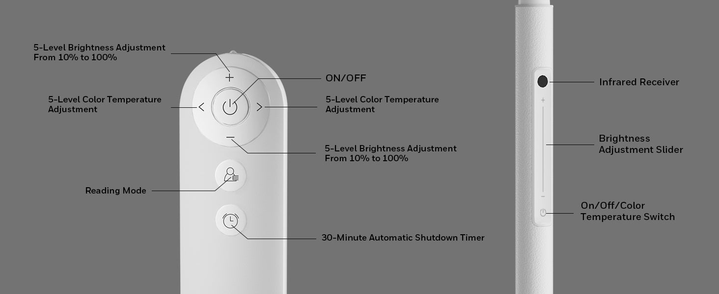 Honeywell F01 Adjustable 4 Axis Floor Lamp