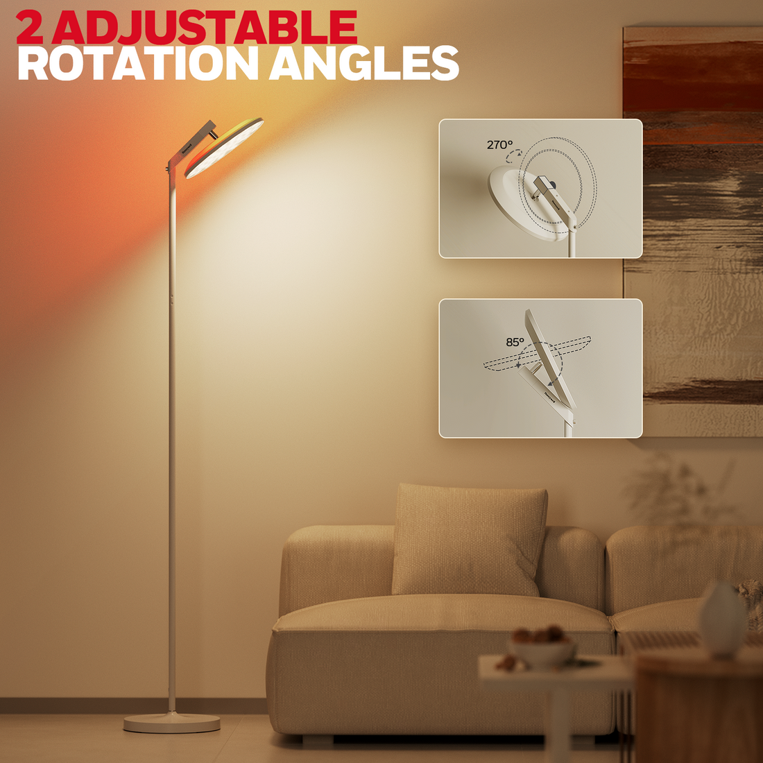 Honeywell F2 Torchiere Standing Ambient Floor Lamp