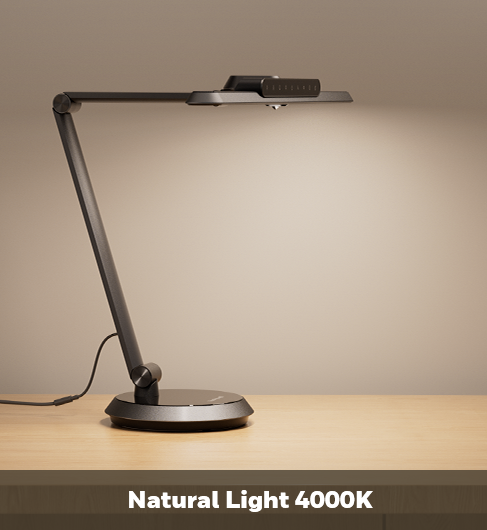 Honeywell H9 Smart Reading Desk Lamp Home Office Dimmable Bright Natural Light Modern Black 