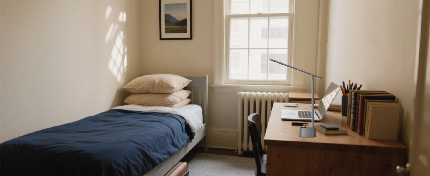 Honeywell HWT-H01 Pro desk lamp with 180-degree rotation and professional CRI lighting for students