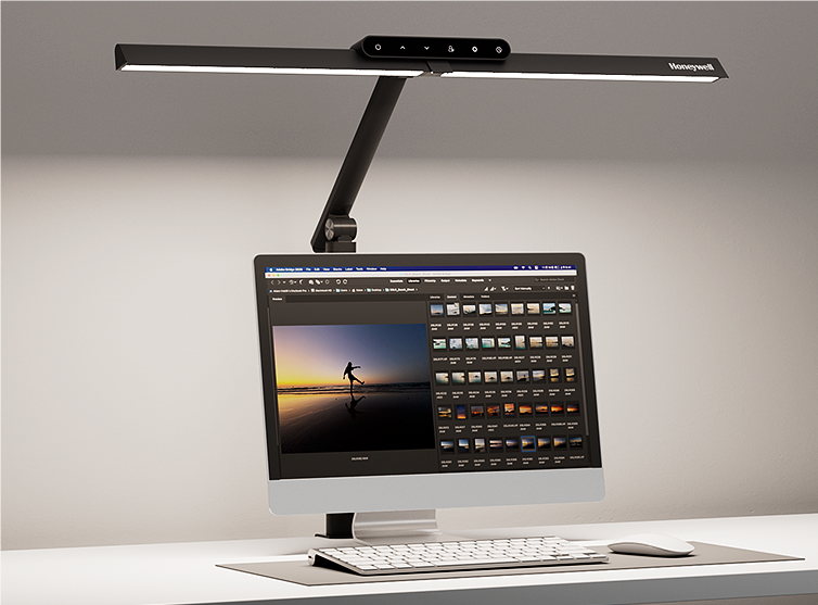 Honeywell HJ1 Clamp Lamp Review|Focus on Dual-Screen Workstations