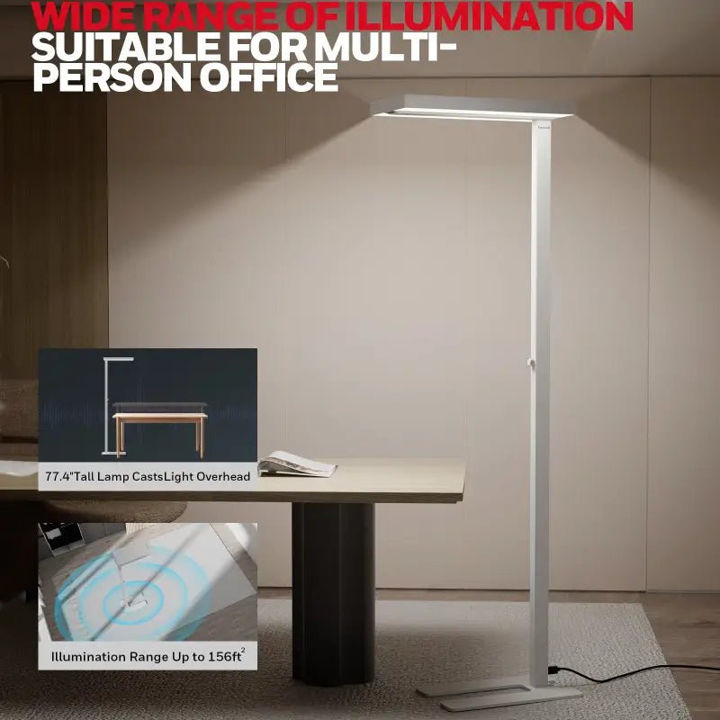 Honeywell 02E GEN 80W 8000 Lumen Eye Caring Natural Daylight Floor Lam Honeywell 02E GEN 80W 8000 Lumen Eye Caring Natural Daylight Floor Lam