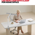 Modern white honeywell 05b02 clip led desk lamp with adjustable clamp for home office and artist use