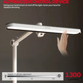White honeywell 05b02 clip on artist daylight desk lamp with sleek modern design and touch dimming controls