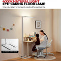Honeywell 06e series eye caring led reading floor lamp with white 4000k natural light and u shaped stable base