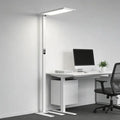 White adjustable floor lamp with led lighting and modern design honeywell 06e ultra eye caring natural daylight