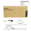 White honeywell f01 adjustable remote control floor lamp with dimmable eye protection and modern axis floor lamp design