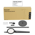 Black honeywell f01 adjustable remote control floor lamp with dimmable swing arm and eye protection adjustable design