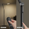 Black honeywell f01 adjustable remote control floor lamp with eye protection and sleek modern axis floor lamp design