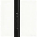 Black cylindrical lamp base with integrated power and brightness buttons on honeywell hwl-f3 floor lamp for color temperature control