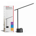 Black honeywell h01 pro portable foldable desk lamp with sleek minimalist design and adjustable arm for task lighting