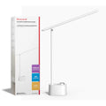 White honeywell h01 pro foldable desk lamp with adjustable arm and minimalist design for portable use