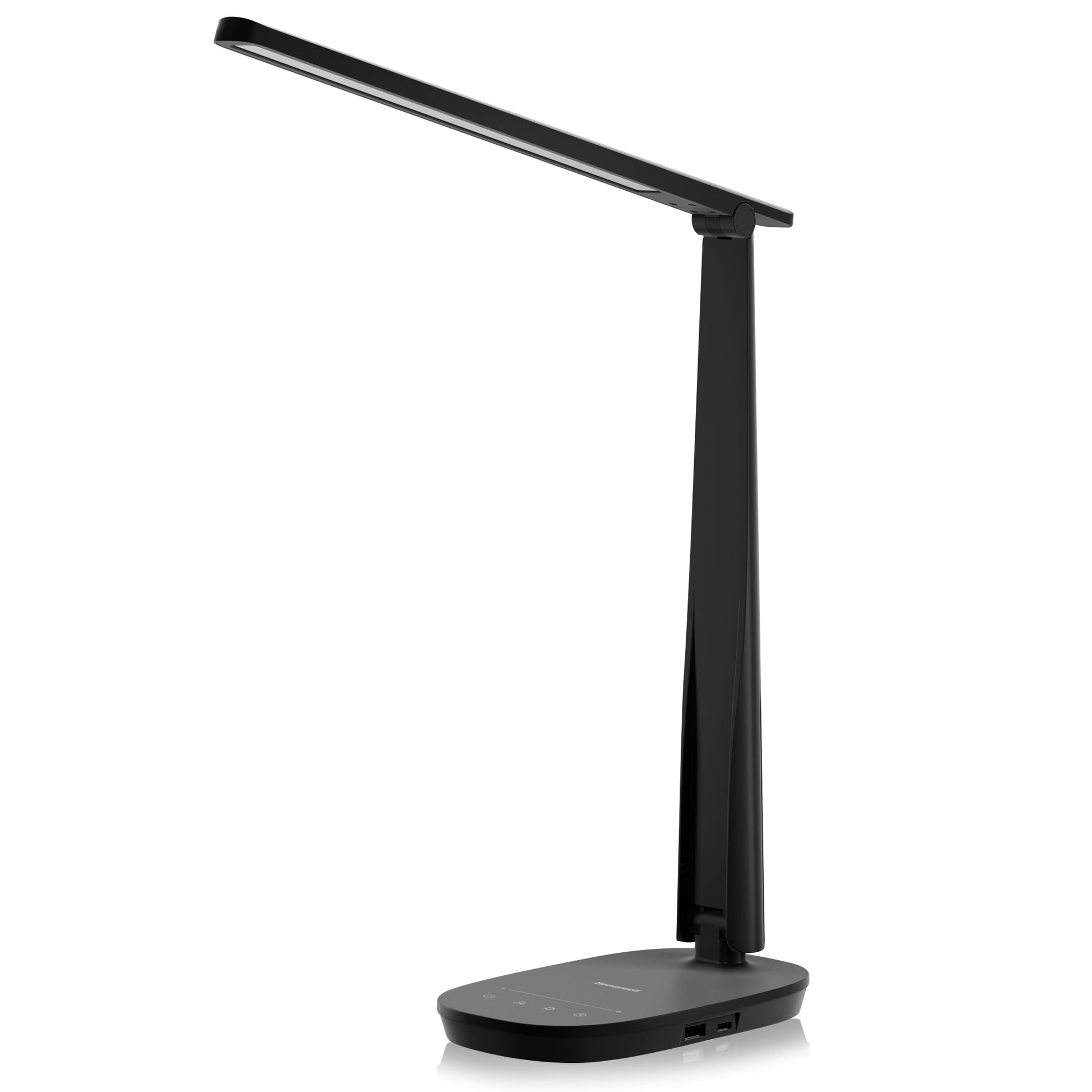 Honeywell® H2 Eye Protection Desk Lamp with USB Charging, Dimmable LED Table Lamp,Black