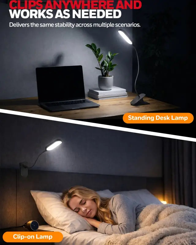 Adjustable honeywell h3 rechargeable led desk lamp with sleek modern design and flexible gooseneck arm with stepless dimming
