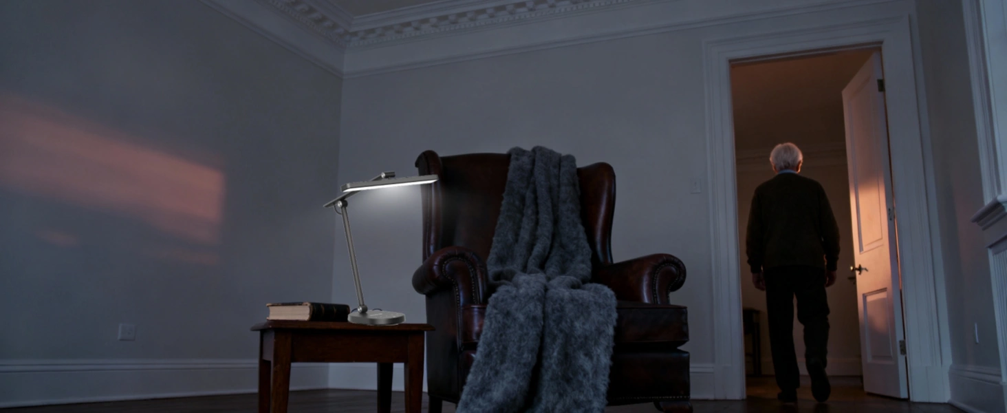 Honeywell H4 verstellbare Leselampe auf Nachttisch, die augenfreundliche Beleuchtung bietet