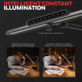 Black sleek desk lamp with touch-sensitive panel and adjustable arm designed specifically for honeywell h9 smart use