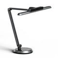 Modern black and silver adjustable desk lamp designed specifically with sleek minimalist design honeywell h9 smart sensing