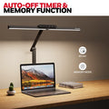 Honeywell HJ1 black sleek led architect desk lamp with adjustable arm and control panel for precise lighting
