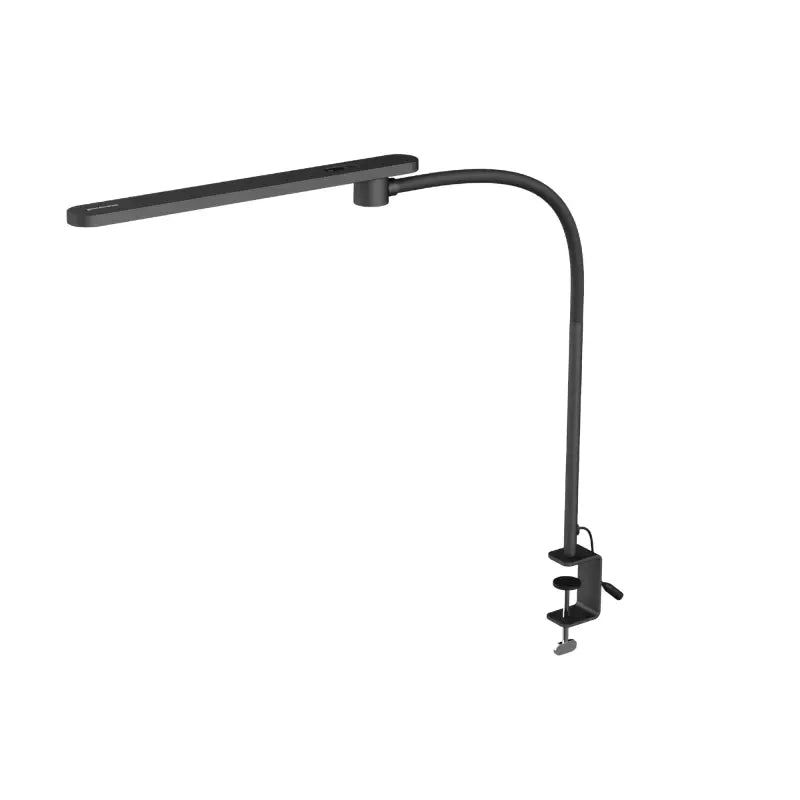 Honeywell hj2 clip desk lamp black matte finish adjustable gooseneck with clamp base clip desk lamp for workspaces