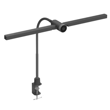 Honeywell HJ4 clip on desk lamp matte black with adjustable gooseneck arm and led chips for optimal color temperature