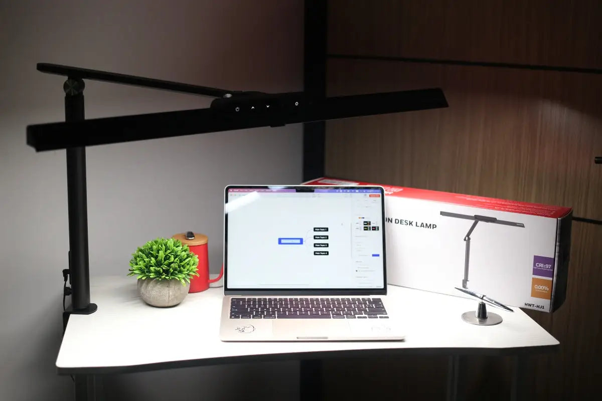 Honeywell HJ1 Clamp Lamp Review|Focus on Dual-Screen Workstations
