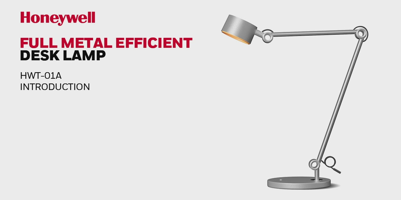 Honeywell® 01A Eye Protection Metal Modern Desk Lamp for Office/Home