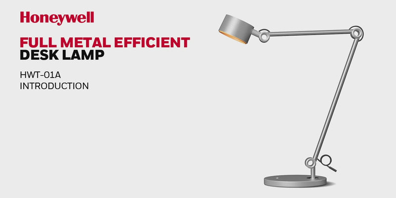 Honeywell® 01A Eye Protection Metal Modern Desk Lamp for Office/Home